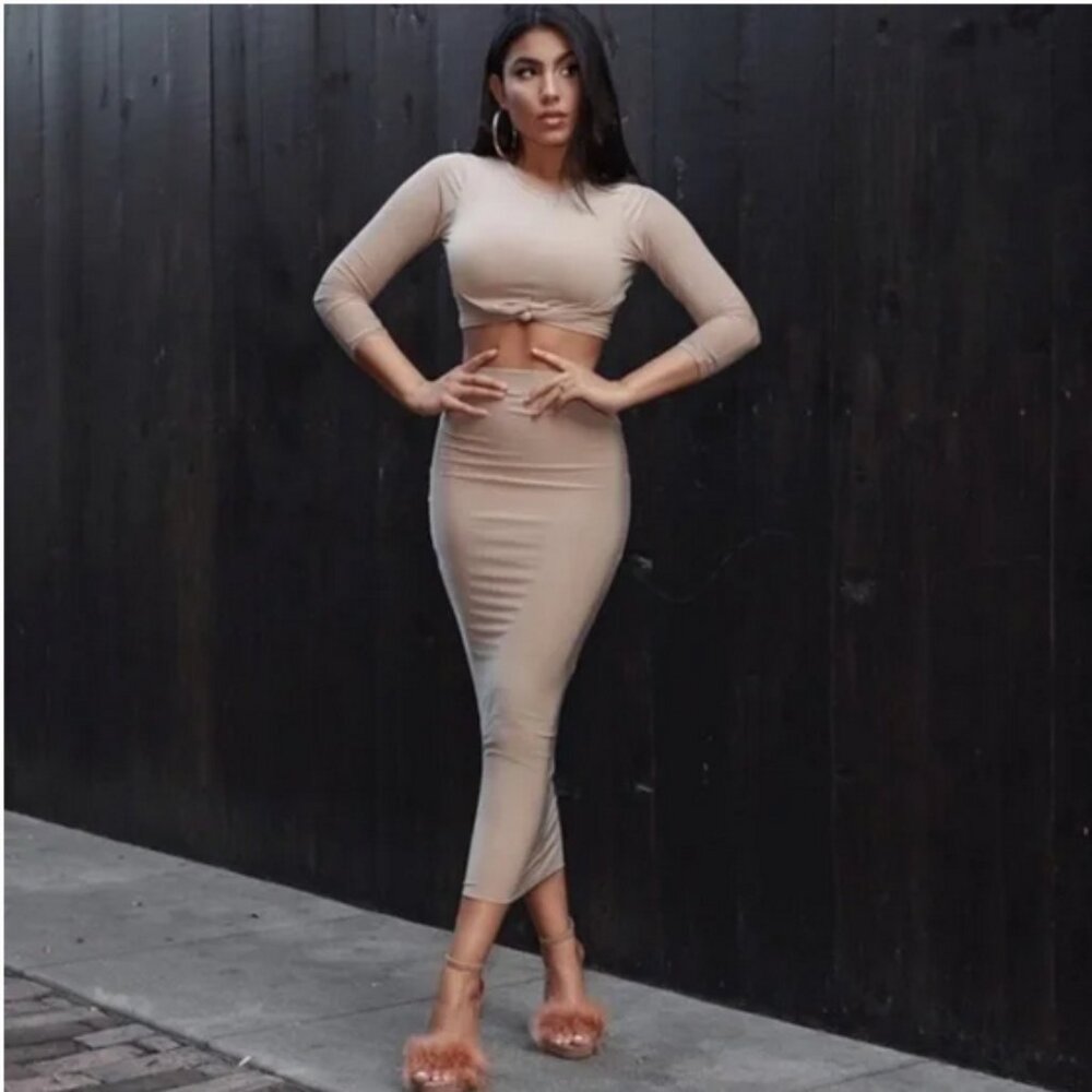 fashion nova  2pc set Skirt Set